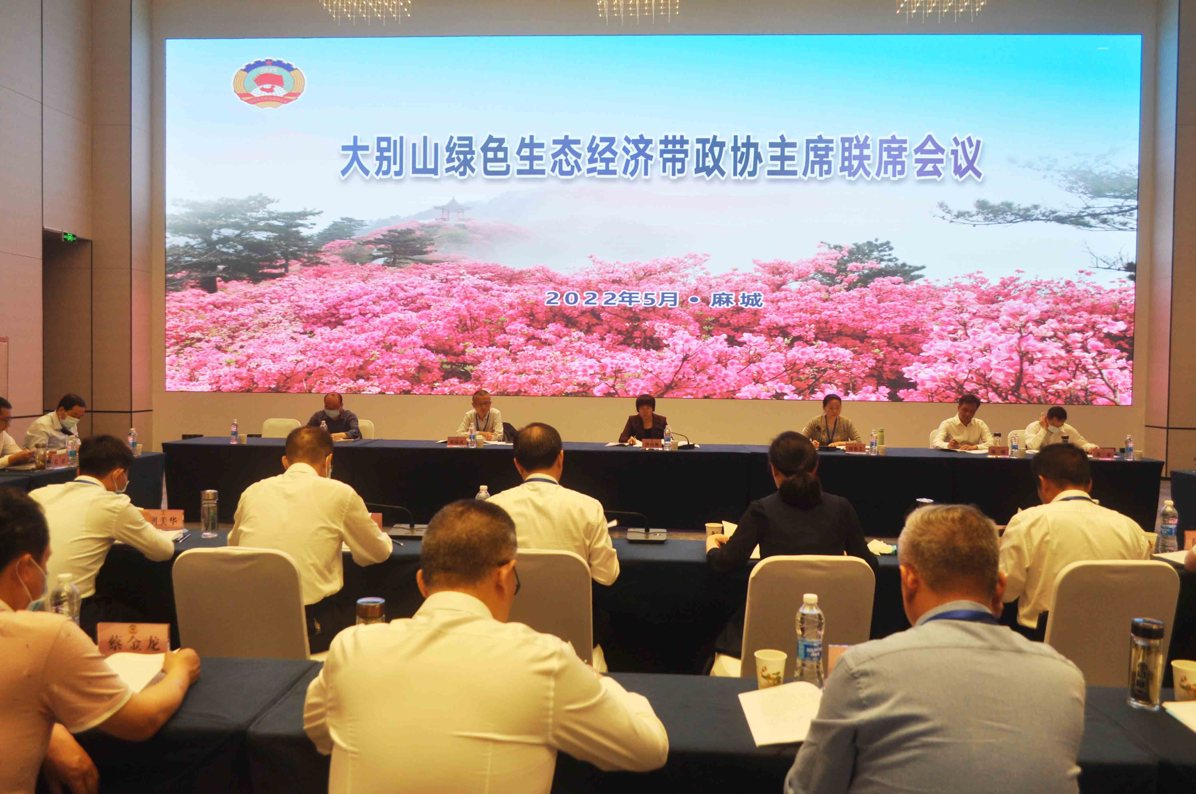 5月23日，首届大别山绿色生态经济带政协主席联席会议在麻城召开，围绕“推进文旅融合发展，助力乡村振兴，加快大别山绿色生态经济带高质量发展”协商建言、凝聚共识。.JPG